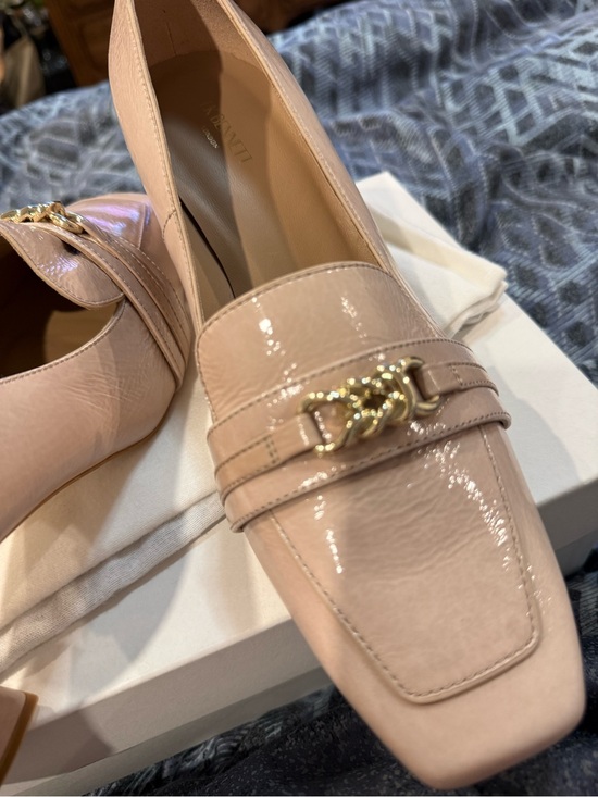 LK Bennett Shoes - LK Bennett Sydnie Leather Block Heel Loafer Court New in Box